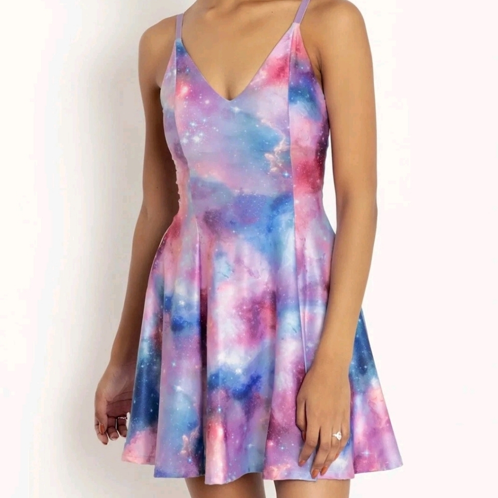 Blackmilk Galaxy Dream Mini Strappy Dress